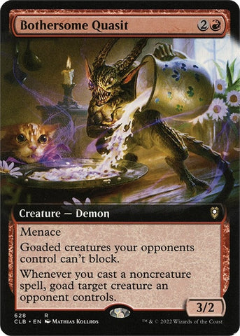 Image for Bothersome Quasit (Extended Art) (628) [Commander Legends: Battle for Baldur's Gate]