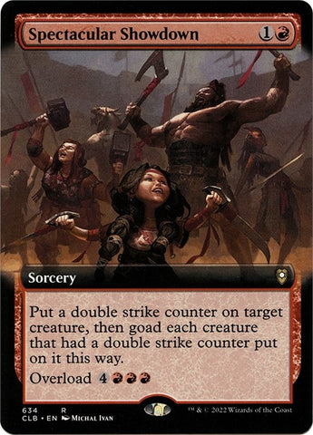 Image for Spectacular Showdown (Extended Art) (634) [Commander Legends: Battle for Baldur's Gate]