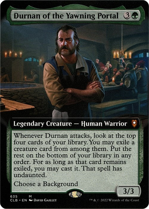 Image for Durnan of the Yawning Portal (Extended Art) (635) [Commander Legends: Battle for Baldur's Gate]