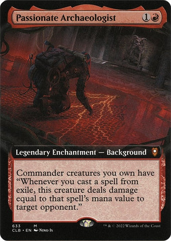 Image for Passionate Archaeologist (Extended Art) (633) [Commander Legends: Battle for Baldur's Gate]