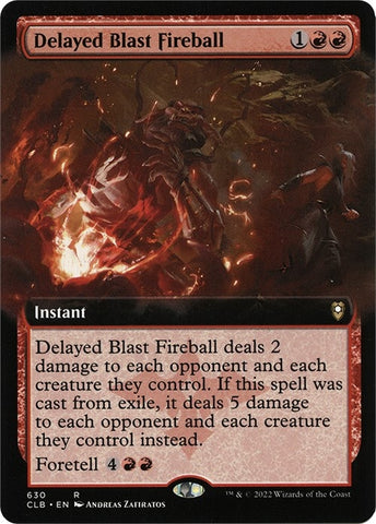 Image for Delayed Blast Fireball (Extended Art) (630) [Commander Legends: Battle for Baldur's Gate]
