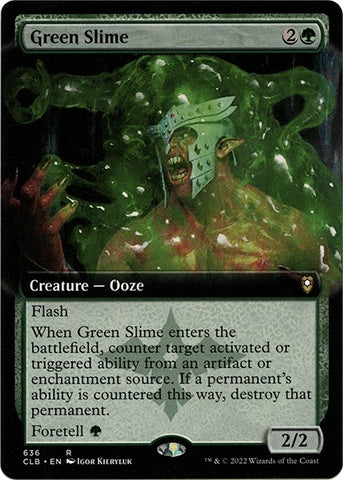 Image for Green Slime (Extended Art) (636) [Commander Legends: Battle for Baldur's Gate]