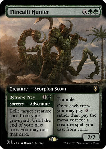 Image for Tlincalli Hunter (Extended Art) (638) [Commander Legends: Battle for Baldur's Gate]