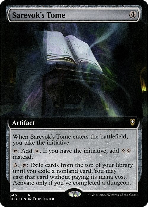 Image for Sarevok's Tome (Extended Art) (645) [Commander Legends: Battle for Baldur's Gate]