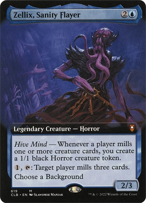 Image for Zellix, Sanity Flayer (Extended Art) (619) [Commander Legends: Battle for Baldur's Gate]