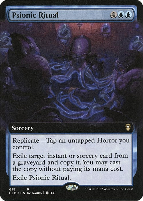 Image for Psionic Ritual (Extended Art) (618) [Commander Legends: Battle for Baldur's Gate]