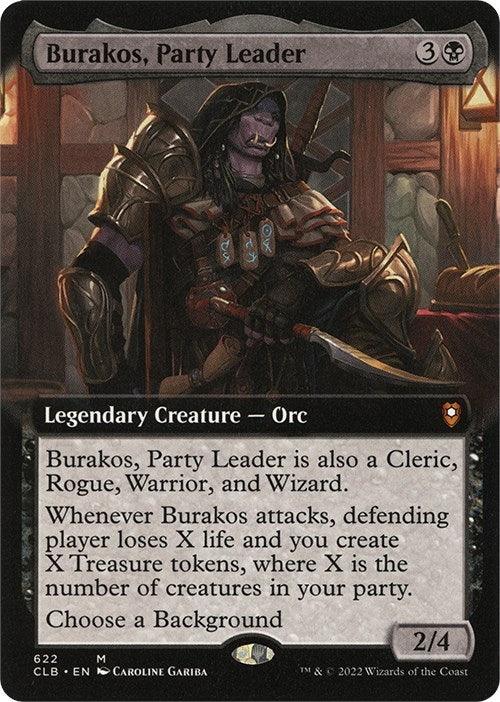 Image for Burakos, Party Leader (Extended Art) (622) [Commander Legends: Battle for Baldur's Gate]