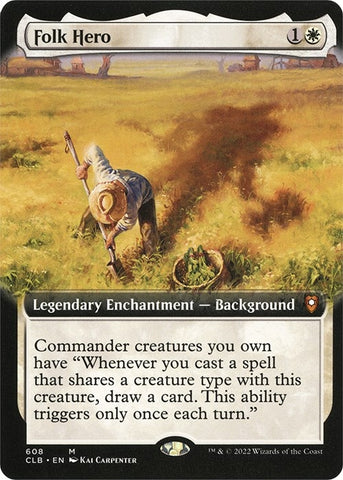 Image for Folk Hero (Extended Art) (608) [Commander Legends: Battle for Baldur's Gate]