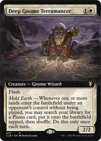 Image for Deep Gnome Terramancer (Extended Art) (607) [Commander Legends: Battle for Baldur's Gate]