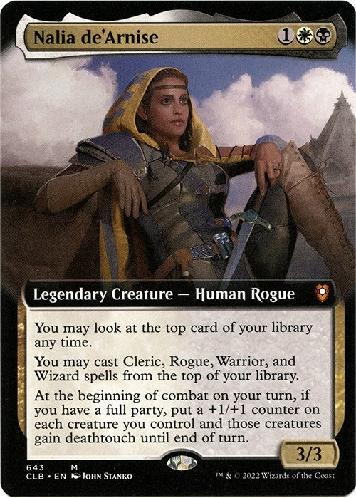 Image for Nalia de'Arnise (Extended Art) (643) [Commander Legends: Battle for Baldur's Gate]