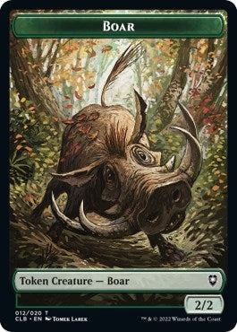Image for Boar Token (12) [Commander Legends: Battle for Baldur's Gate]