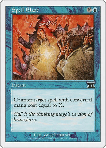 Image for Spell Blast (100) - Magic: The Gathering