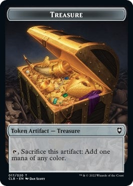 Image for Treasure // Rabbit Double-Sided Token (17 // 4) [Commander Legends: Battle for Baldur's Gate]