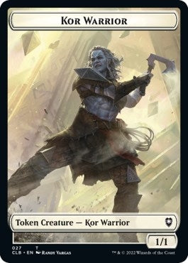 Image for Kor Warrior // Treasure Double-Sided Token (27 // 17) [Commander Legends: Battle for Baldur's Gate]