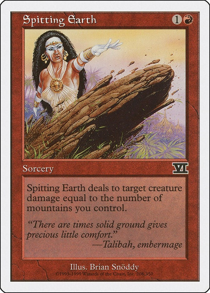 Image for Spitting Earth (207) - Magic: The Gathering