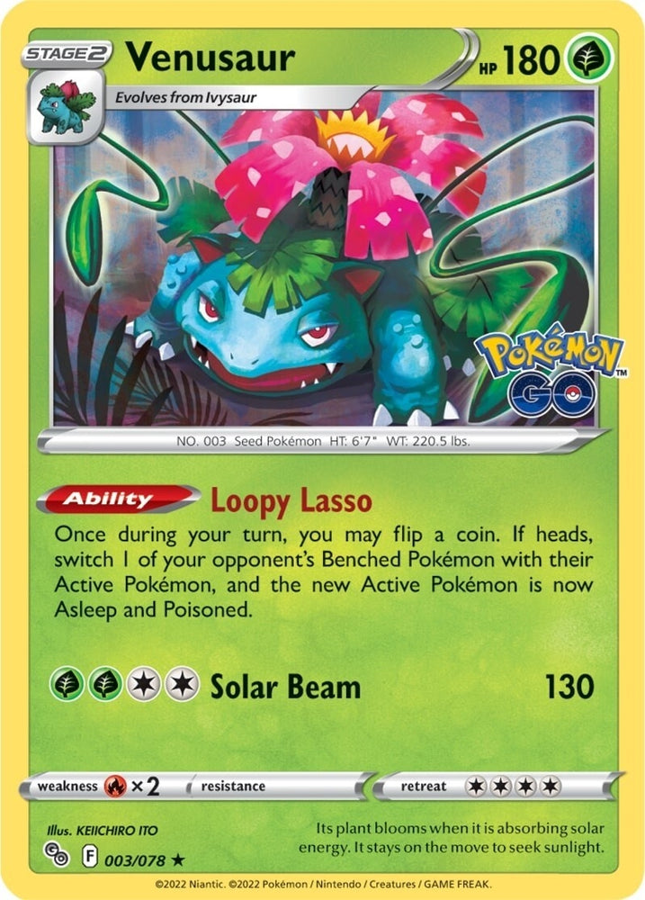 Image for Venusaur (003/078) [Pokemon GO]
