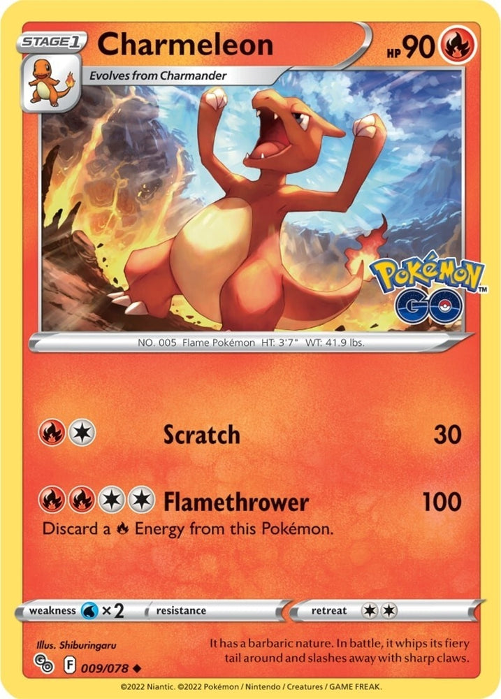 Image for Charmeleon (009/078) [Pokemon GO]