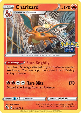 Image for Charizard (010/078) [Pokemon GO]