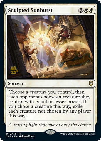 Image for Sculpted Sunburst (42) [Prerelease Cards]