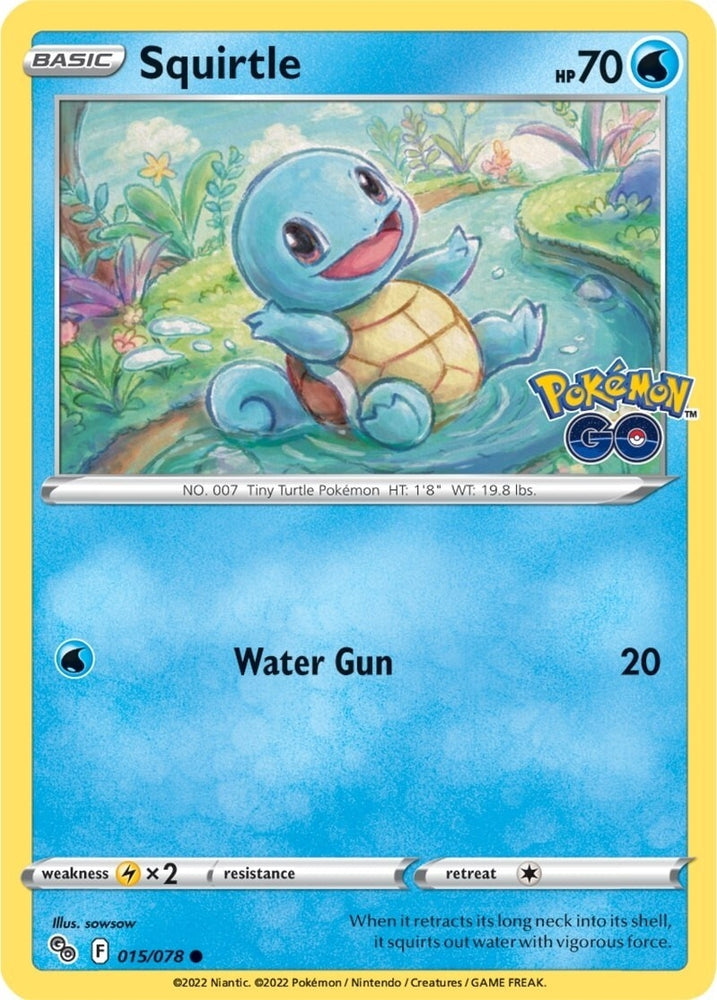 Image for Squirtle (015/078) [Pokemon GO]