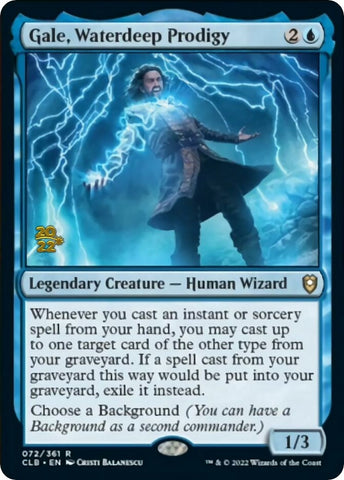 Image for Gale, Waterdeep Prodigy (72) [Prerelease Cards]