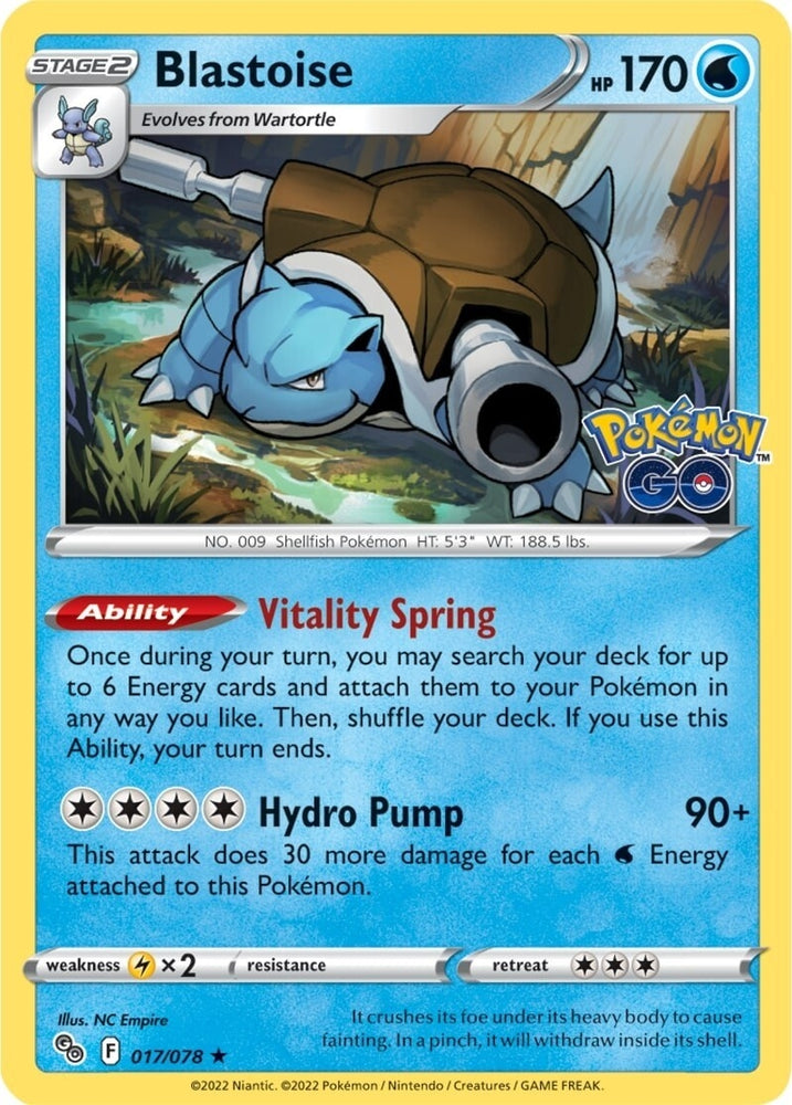 Image for Blastoise (017/078) [Pokemon GO]