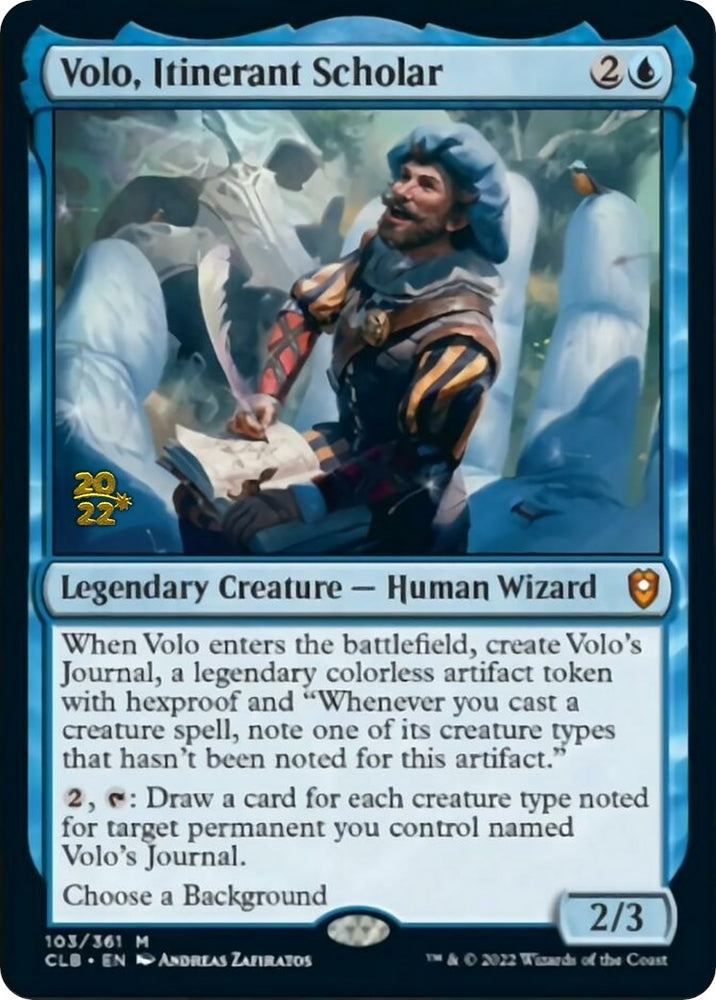 Image for Volo, Itinerant Scholar (103) [Prerelease Cards]