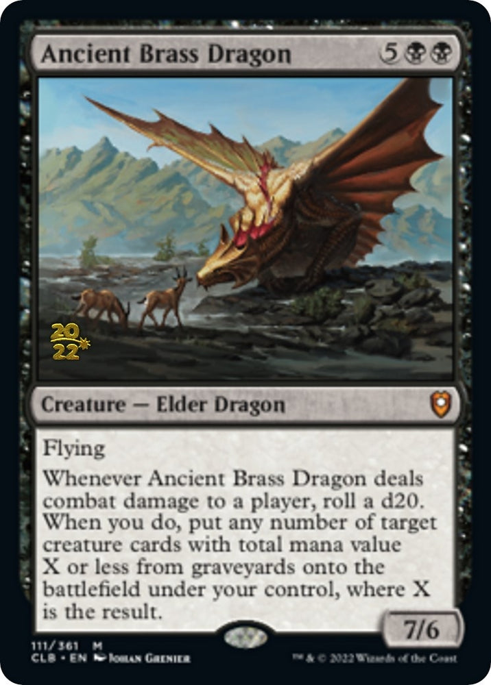 Image for Ancient Brass Dragon (111) [Prerelease Cards]