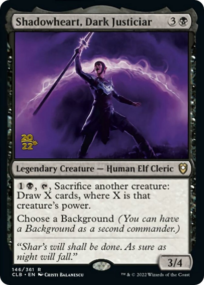 Image for Shadowheart, Dark Justiciar (146) [Prerelease Cards]
