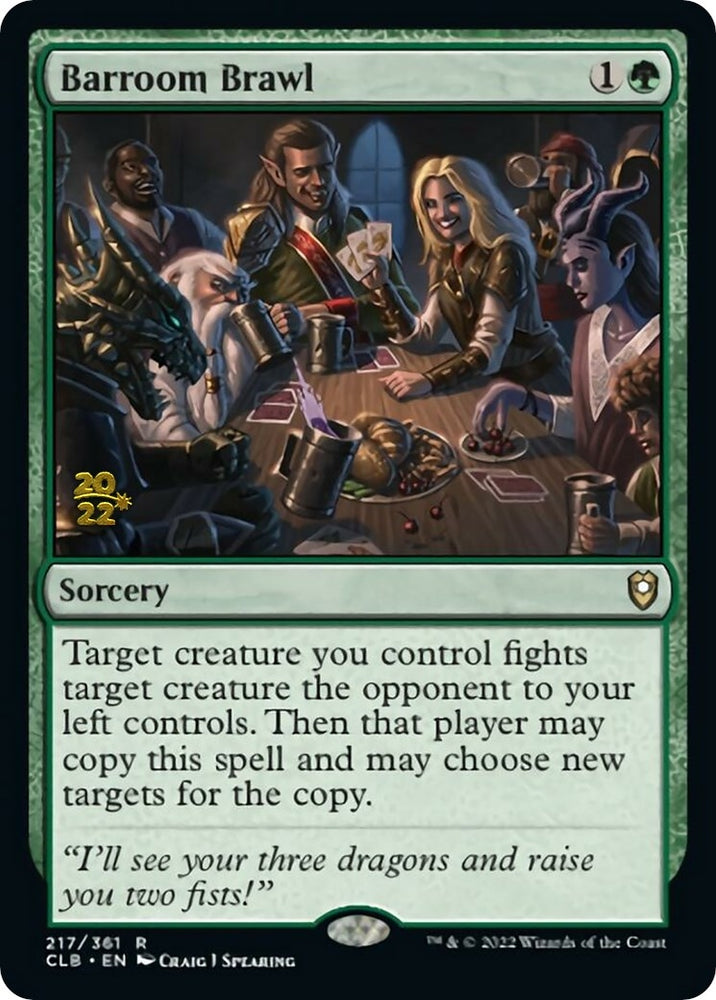 Image for Barroom Brawl (217) [Prerelease Cards]