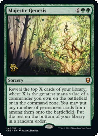 Image for Majestic Genesis (240) [Prerelease Cards]