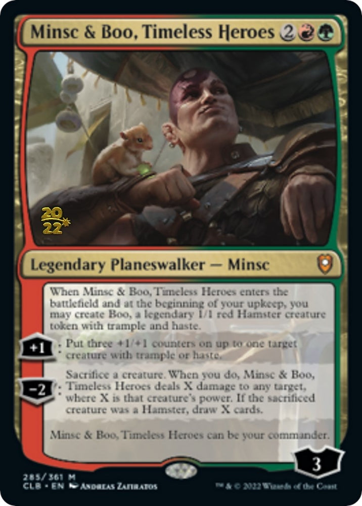 Image for Minsc & Boo, Timeless Heroes (285) [Prerelease Cards]