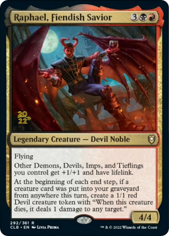 Image for Raphael, Fiendish Savior (292) [Prerelease Cards]