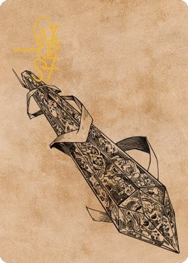 Image for Stonespeaker Crystal Art Card (Gold-Stamped Signature) (81) [Art Series: Commander Legends: Battle for Baldur's Gate]