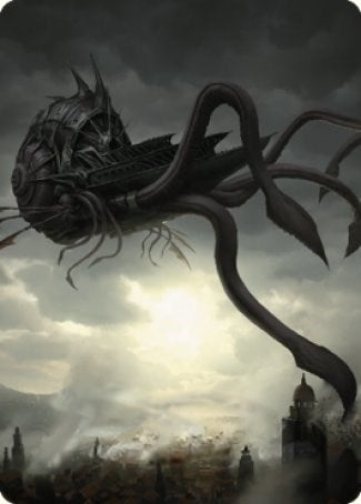 Image for Nautiloid Ship Art Card (80) [Art Series: Commander Legends: Battle for Baldur's Gate]