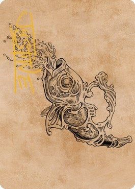 Image for Decanter of Endless Water Art Card (Gold-Stamped Signature) (79) [Art Series: Commander Legends: Battle for Baldur's Gate]