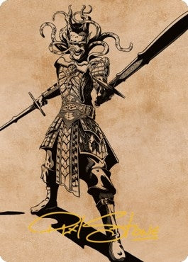 Image for Zevlor, Elturel Exile Art Card (78/81) (Gold-Stamped Signature) (78) [Art Series: Commander Legends: Battle for Baldur's Gate]