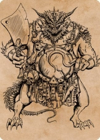 Image for Thrakkus the Butcher Art Card (77) (Art Series: Commander Legends: Battle for Baldur's Gate) (ASCLB) - Magic: The Gathering