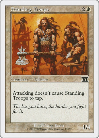 Image for Standing Troops (44) [Classic Sixth Edition]