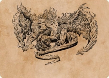 Image for Miirym, Sentinel Wyrm Art Card (71) [Art Series: Commander Legends: Battle for Baldur's Gate]