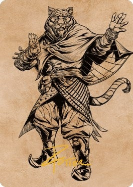Image for Mahadi, Emporium Master Art Card (Gold-Stamped Signature) (70) [Art Series: Commander Legends: Battle for Baldur's Gate]