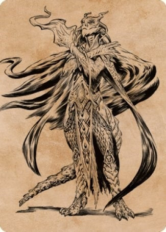 Image for Lozhan, Dragons' Legacy Art Card (69) [Art Series: Commander Legends: Battle for Baldur's Gate]