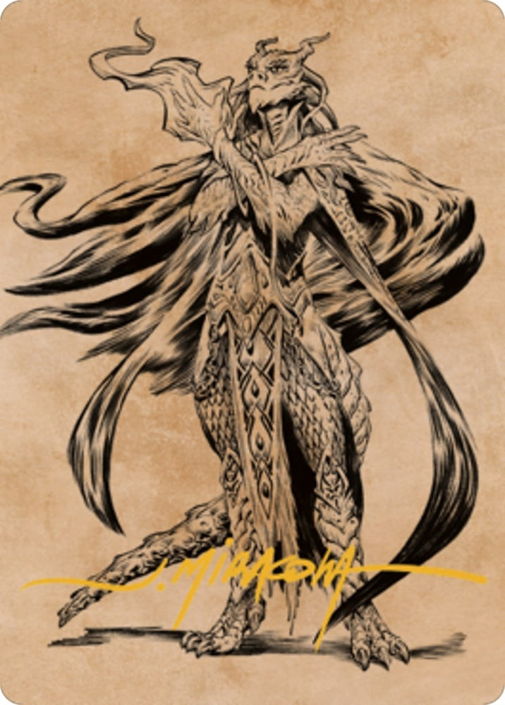 Image for Lozhan, Dragons' Legacy Art Card (Gold-Stamped Signature) (69) [Art Series: Commander Legends: Battle for Baldur's Gate]
