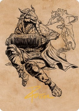 Image for Korlessa, Scale Singer Art Card (Gold-Stamped Signature) (68) [Art Series: Commander Legends: Battle for Baldur's Gate]