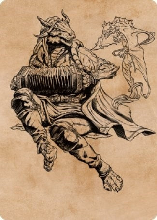 Image for Korlessa, Scale Singer Art Card (68) [Art Series: Commander Legends: Battle for Baldur's Gate]