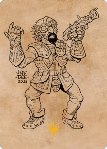 Image for Jan Jansen, Chaos Crafter Art Card (Gold-Stamped) (66) [Art Series: Commander Legends: Battle for Baldur's Gate]