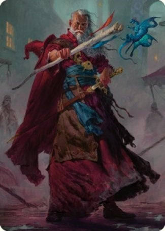 Image for Elminster Art Card (64/81) (64) [Art Series: Commander Legends: Battle for Baldur's Gate]