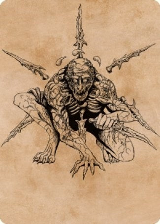 Bhaal, Lord of Murder Art Card (63) [Art Series: Commander Legends: Battle for Baldur's Gate]