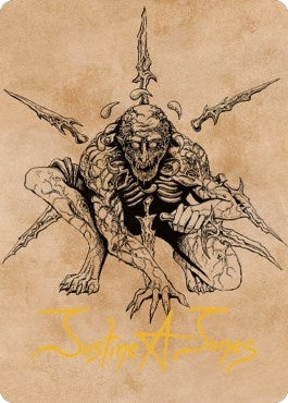 Image for Bhaal, Lord of Murder Art Card (Gold-Stamped Signature) (63) [Art Series: Commander Legends: Battle for Baldur's Gate]