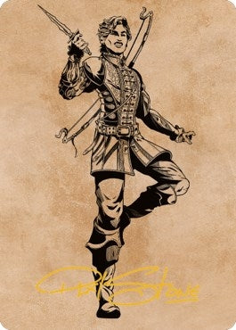 Image for Astarion, the Decadent Art Card (Gold-Stamped Signature) (62) [Art Series: Commander Legends: Battle for Baldur's Gate]